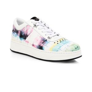 Jimmy Choo Hawaii tie dye leather sneakers